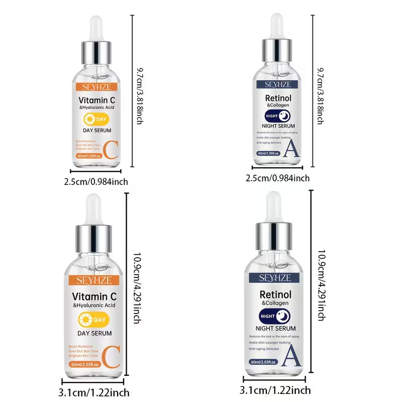 SEYHZE Day/Night Vitamin C And Retinol Hydrating Duo