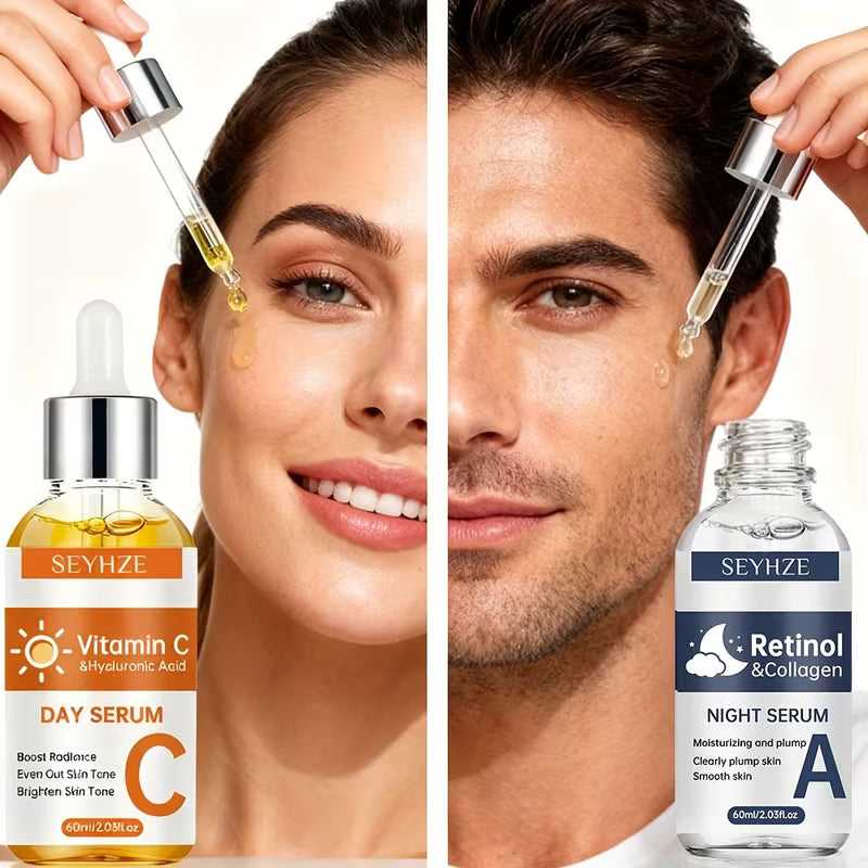 SEYHZE Day/Night Vitamin C And Retinol Hydrating Duo